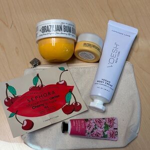 Beauty and Skincare Set with Pouch
